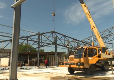 Obras sociales en saludo al 26 de Julio.