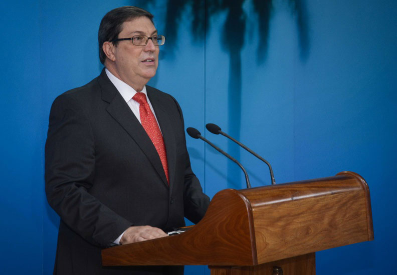 Cuban Foreign Minister thanks international support against blockade