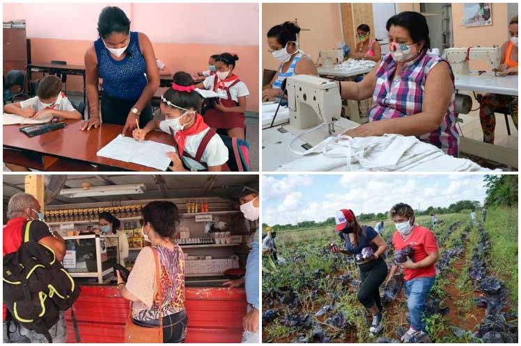 Women employment in Cuba increases