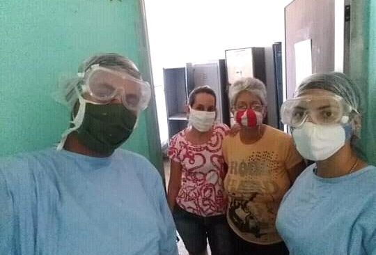 Student from the University of Granma work in the red zone to the confrontation to the pandemic