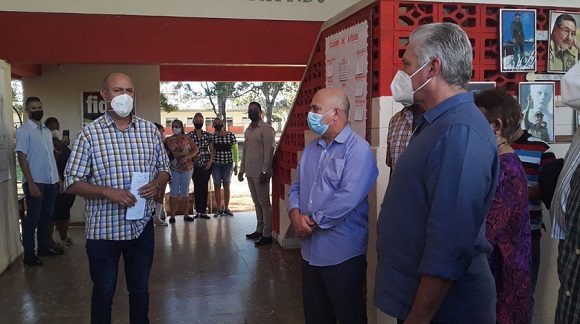 Díaz-Canel visita a Ciego de Ávila